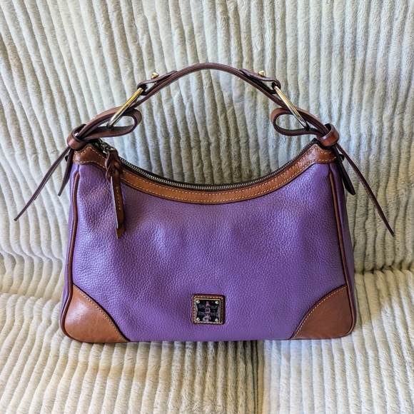 Dooney & Bourke Large Harrison Hobo Purple - Picture 2 of 16